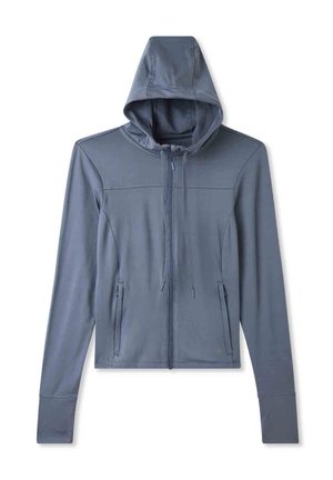 Terranova CON CAPPUCCIO IN TECNICO - Felpa con zip - avio