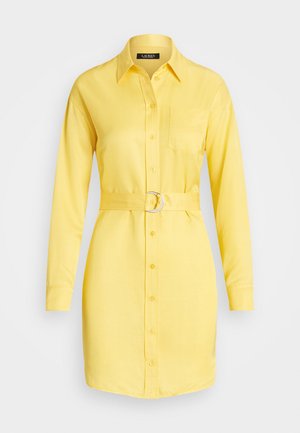 LORIDEL LONG SLEEVE DAY DRESS - Skjortekjole - lemon daffodil