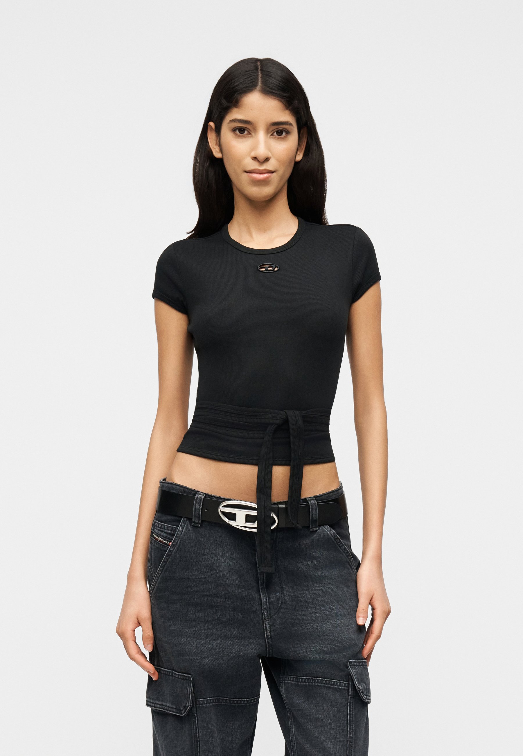 Diesel BUNNY TAIL - Print T-shirt - 9xx/black - Zalando.ie