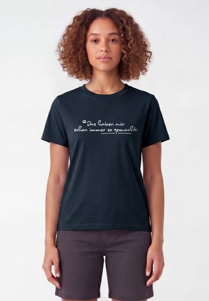 watapparel, DAS HABEN WIR SCHON IMMER SO GEMACHT - T-Shirt print - french navy