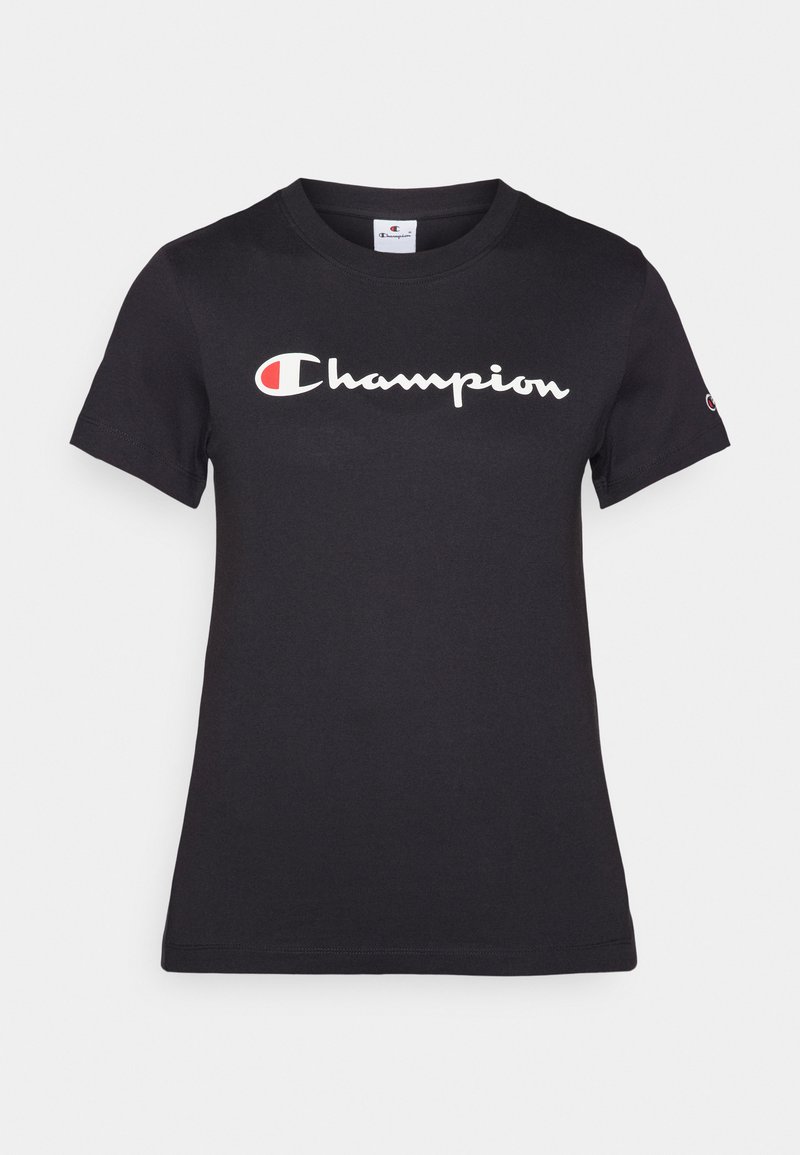 Champion T-shirt print zwart