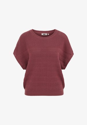 WE Fashion, T-shirt print - old rose