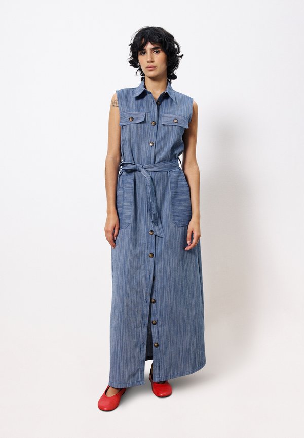 SCARLET - Blusenkleid - bleu marine