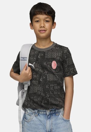 AC MILAN FTBLCULTURE ALLOVER - Joukkuetuote - black for all time red