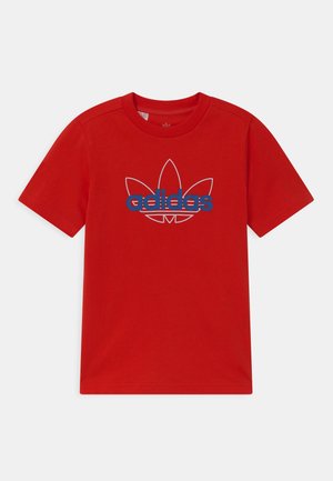 OUTLINE TREFOIL UNISEX - T-shirt con stampa - vivid red