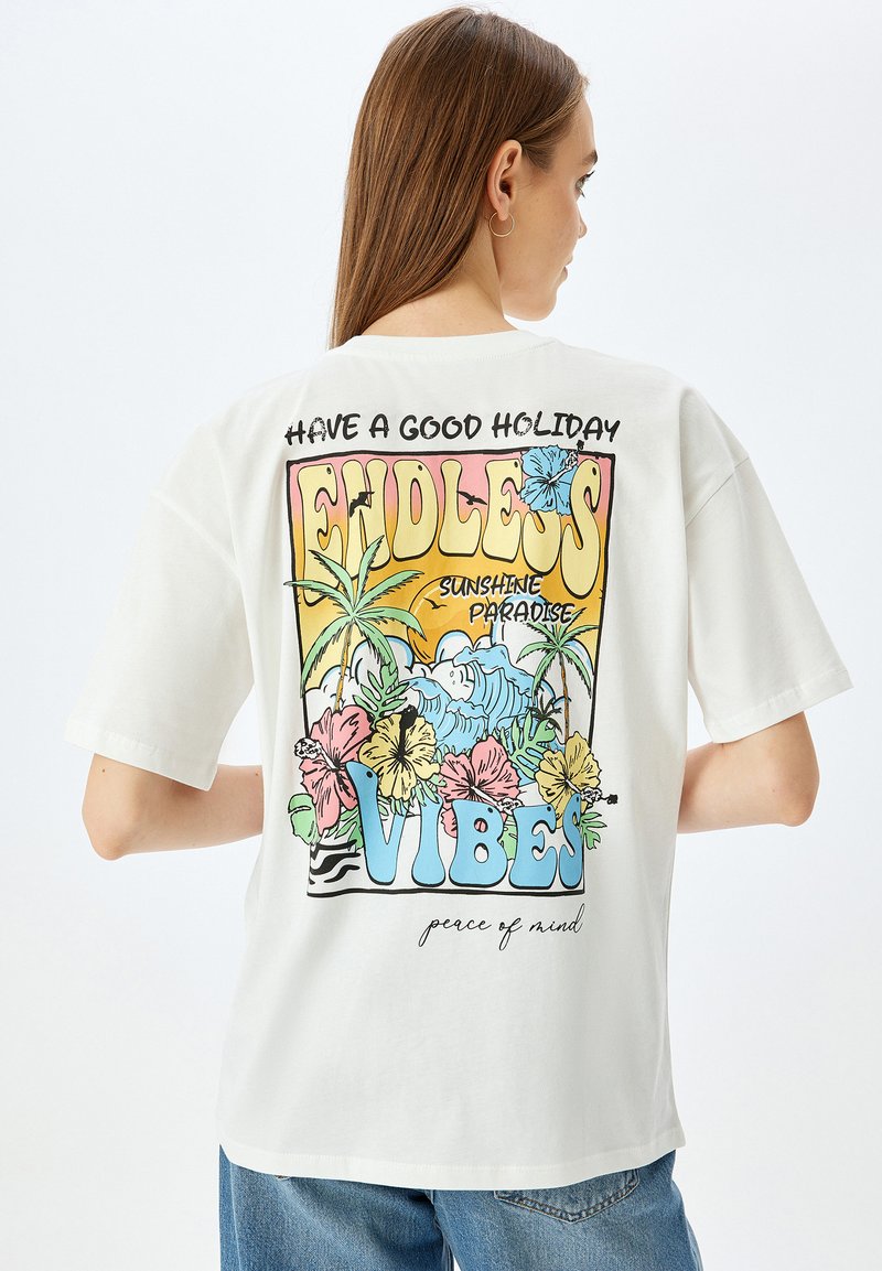 Koton T-shirts print - beige