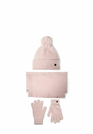 3 PIECES WINTER SET - Šála - pink