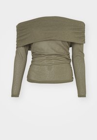ONLUMA OFF SHOULDER  - Pikkade varrukatega topp - winter moss