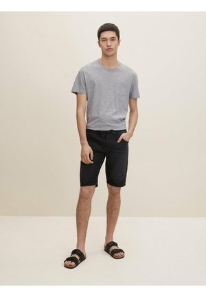 Jeansshorts - black denim
