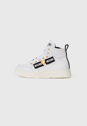 UNISEX - High-top trainers - white/black/gold-coloured