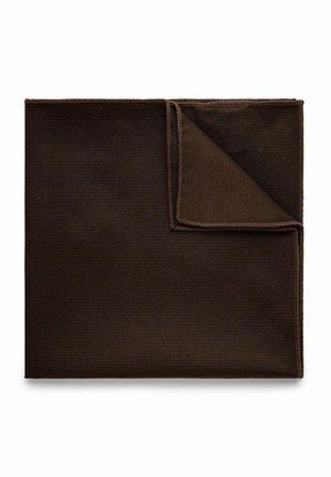 John Henric SOLID WOVEN RIBBED - Pocket square - brown