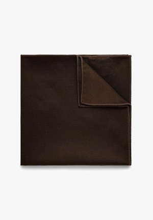 John Henric SOLID WOVEN RIBBED - Pocket square - brown