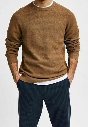 Strickpullover - light brown