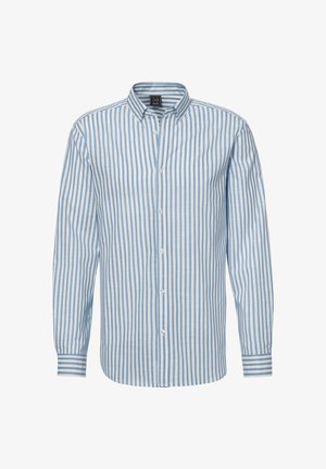 john devin LANGARM - Overhemd - blau-gestreift