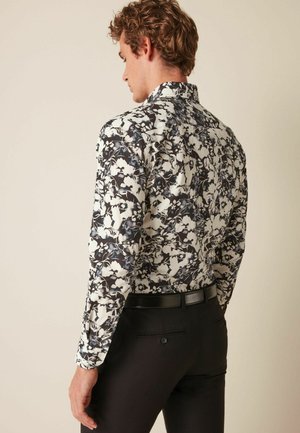 Next REGULAR FIT - Shirt - black white floral