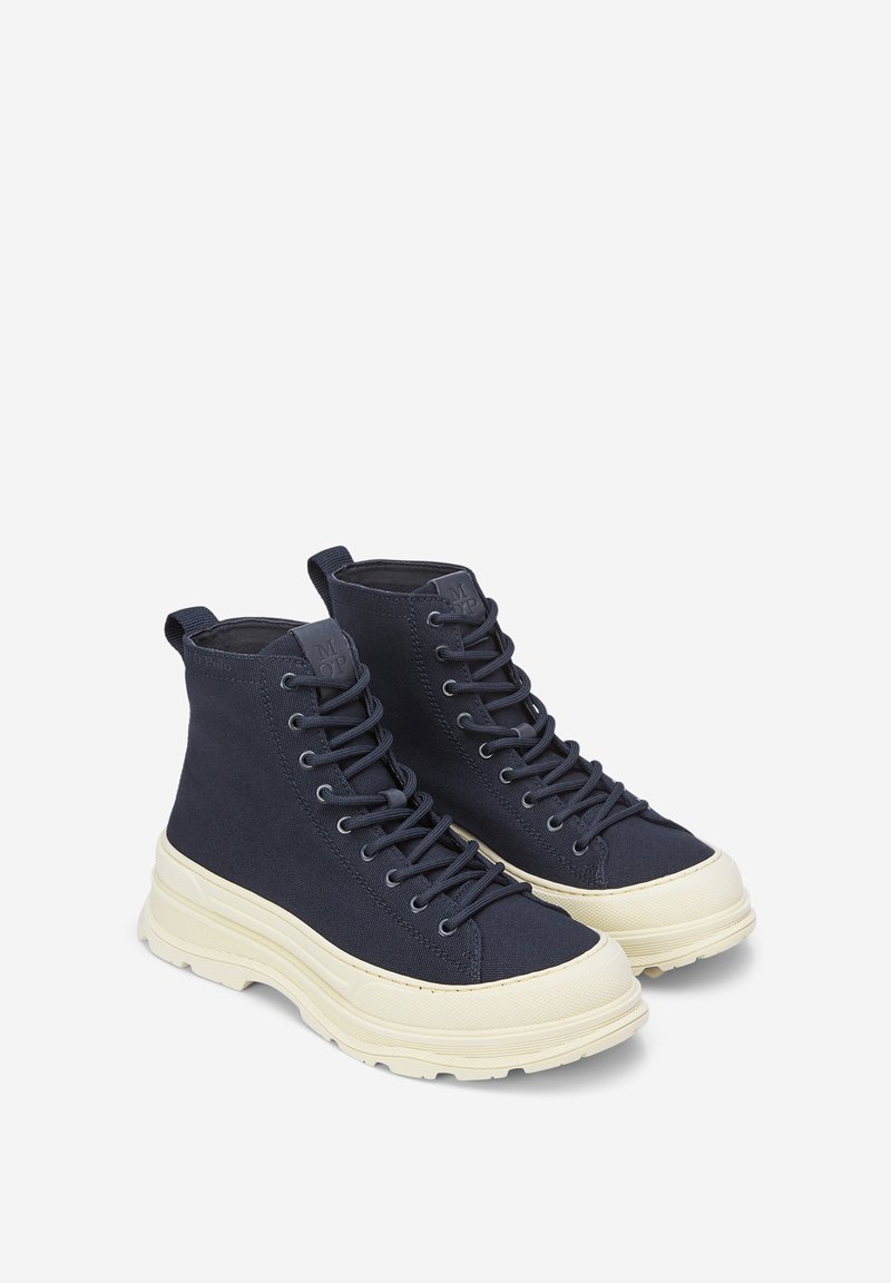 Herren Sneaker low | Marc O'Polo AUS LEICHTEM ORGANIC Sneaker high navy/blau - PO73233 Herren Sneaker low | Marc O'Polo AUS LEICHTEM ORGANIC Sneaker high navy/blau - PO73233