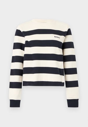 Barbour, AYLESBY STRIPED - Φούτερ - dark navy/cloud