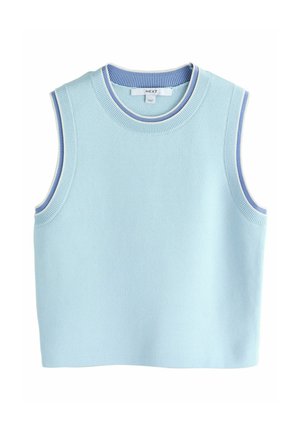 Next, REGULAR FIT - DOUBLE LAYER LOOK VEST TOP . - Top - light blue