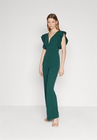 WAL G. - MARIA RUFFLE SLEEVE  - Jumpsuit - forest green Thumbnail-Bild 1