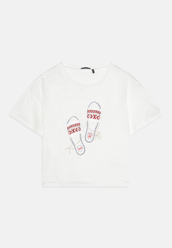 TEE - Print T-shirt - blanc cassΓ©