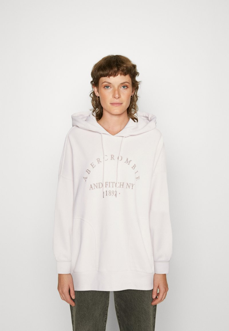 Abercrombie & Fitch LONG SUNDAY Hoodie white/hvit Zalando.no