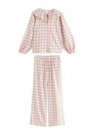REGULAR FIT - BUTTON THROUGH SET - Pyjama set - pink gingham