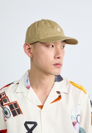 MADISON LOGO UNISEX - Gorra - leather/white