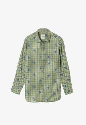 FatFace, EMBROIDERED SHIRT - Blúzka so zapínaním na gombíky - green