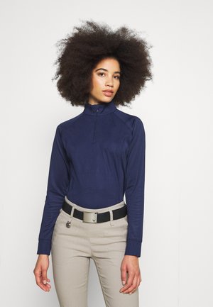 FLORAL TOP - Long sleeved top - peacoat