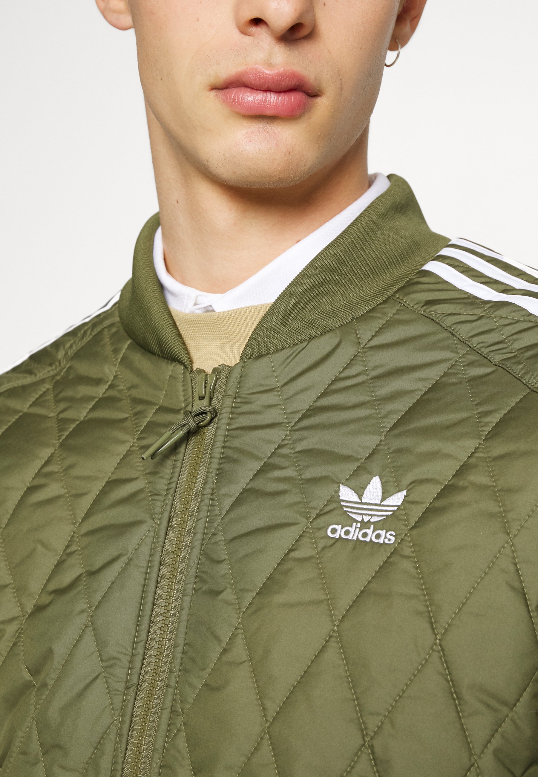 olive green adidas jacket