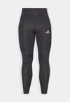 ESSENTIALS 3-STRIPES COTTON - Leggings - black/clear pink