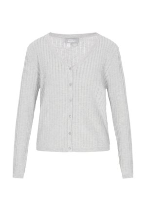 usha, Strickjacke - light grey melange