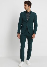 Lindbergh - PLAIN MENS SUIT - Oblek - dark green Miniatura obrázku 1