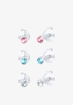 SPARKLING BASIC SET - MIT KRISTALLEN VON SWAROVSKI® - Auskarai - silberfarben