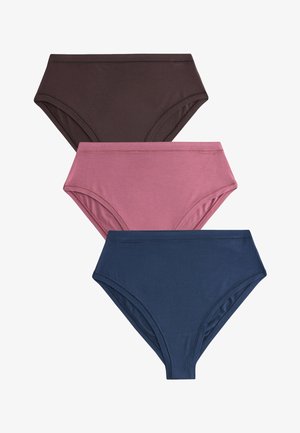 Next, HIGH RISE HIGH LEG FIT - ULTIMATE KNICKERS 3 PACK - Briefs - rose pink
