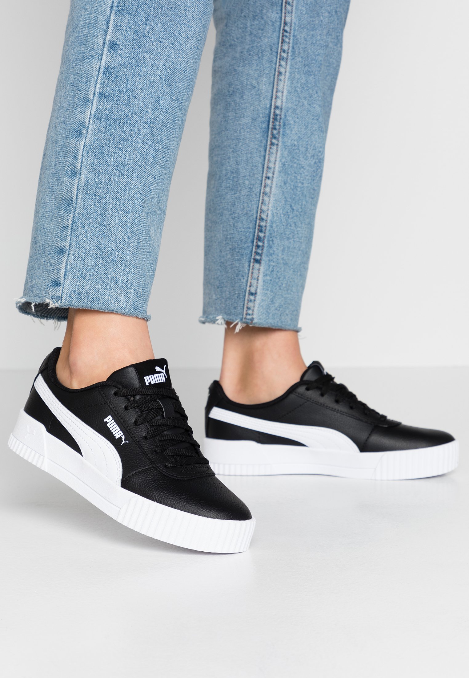 Puma CARINA - black/white/sort -