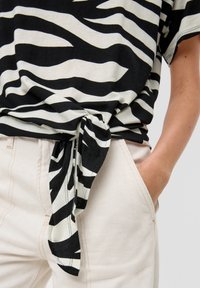 s.Oliver T-shirt print - schwarz