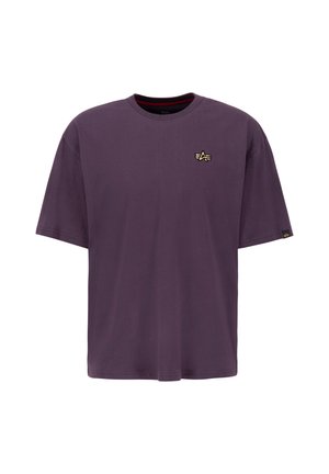 Alpha Industries SMALL LOGO  - T-shirt basique - plum