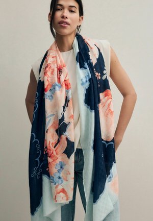 LIGHTWEIGHT - Šál - navy coastal floral