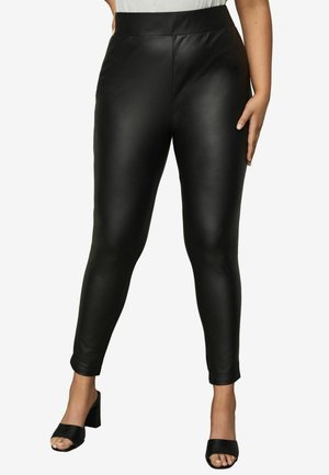 Lipsy HIGH WAIST  - Leggingek - Nadrágok - black