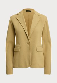 COTTON BLEND JUMPER BLAZER - Blazer - camel