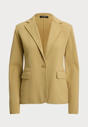 Lauren Ralph Lauren COTTON BLEND JUMPER BLAZER - Blazer - camel