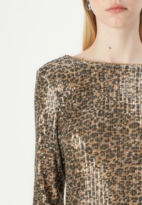 Vero Moda VMHANYA SHORT DRESS - Robe de soirée - silver coloured