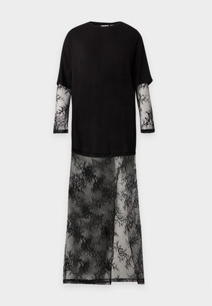Noisy May, TIKA LONG DRESS  - Robe t-shirt - black