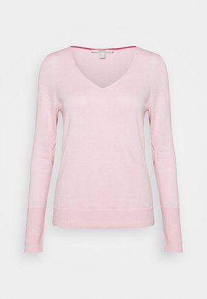 Stickad tröja - light pink