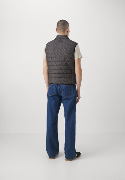 Emporio Armani BLOUSON - Veste sans manches - nero/beige/noir - ZALANDO.FR