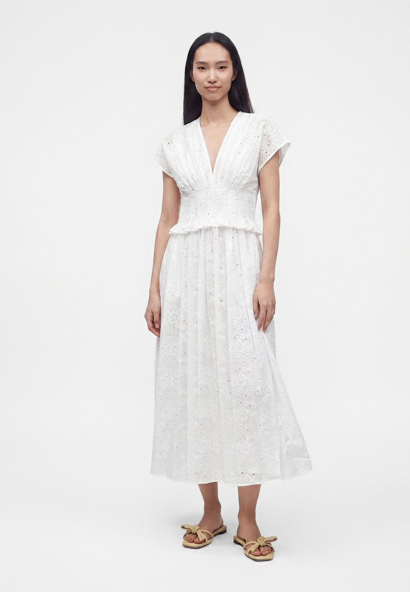 Tory Burch EYELET DRESS - Robe de jour - white/blanc - ZALANDO.FR