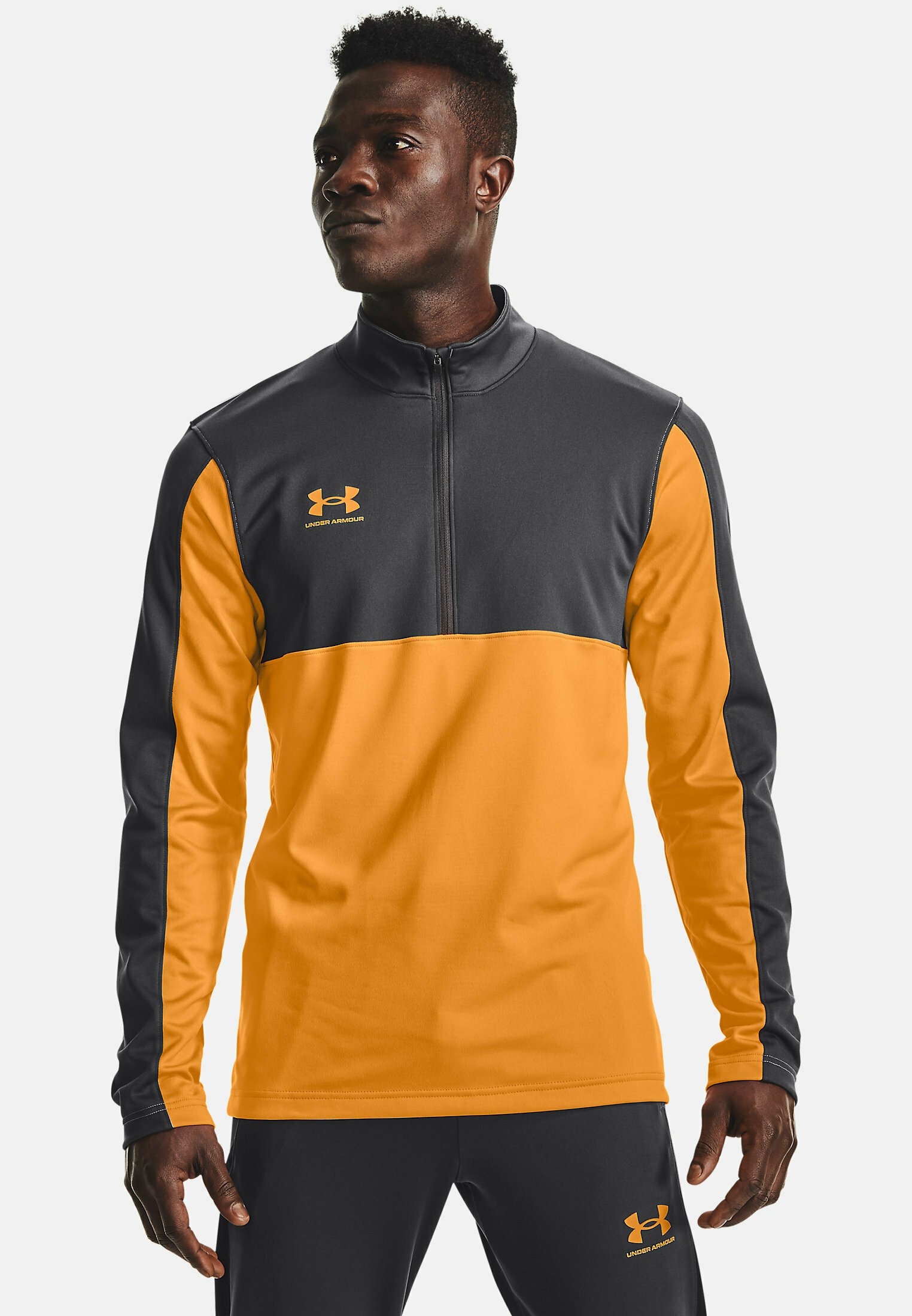 yellow under armour top