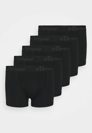 Schwarze Boxershorts im Fünferpack, aus weichem Stoff gefertigt. Mit einem schwarzen elastischen Bund mit eingeprägtem Logo und enganliegendem Schnitt.