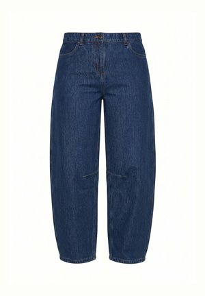 Ulla Popken, Pernera ancha - blue denim
